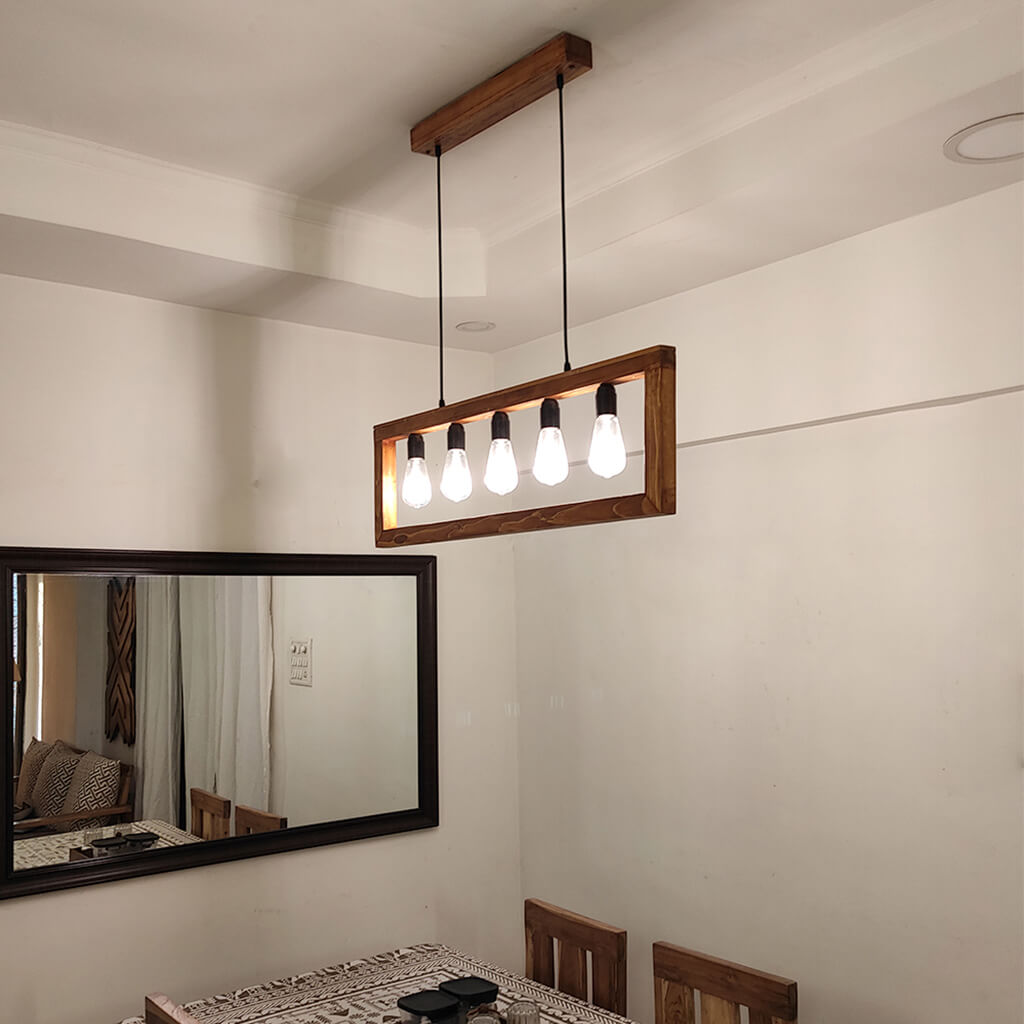 Abacus Brown Linear Suspension