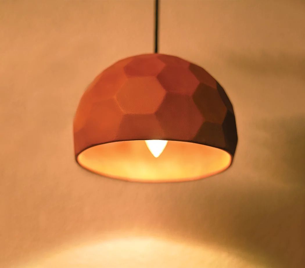Hexacomb Terracotta Light