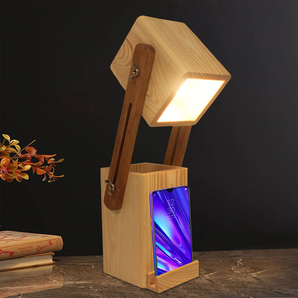Toby Wooden Table Lamp